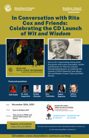 In Conversation with Rita Cox and Friends: Celebrating the CD Launch of Wit and Wisdom