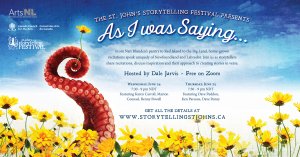 St. John’s Storytelling Festival Presents: As I Was Saying… The Art of Recitation in Newfoundland and Labrador