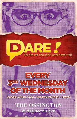 Dare! Stories we thought we’d never tell: April 15th, Brian Finch hosting